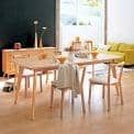 KENSAY dining table, in oak, nordic inspiration of great quality.