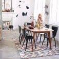 KENSAY dining table, in oak, nordic inspiration of great quality.