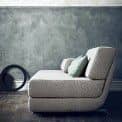 LOUNGE Sofa, REMIX and CRISP fabrics, convertible Sofa, 3 seater, Chaise longue: beautiful combinations - deco and nordic design, SOFTLINE
