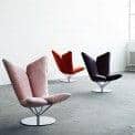 ANGEL, by Busk and Hertzog : iconic lounge chair, soft and inviting