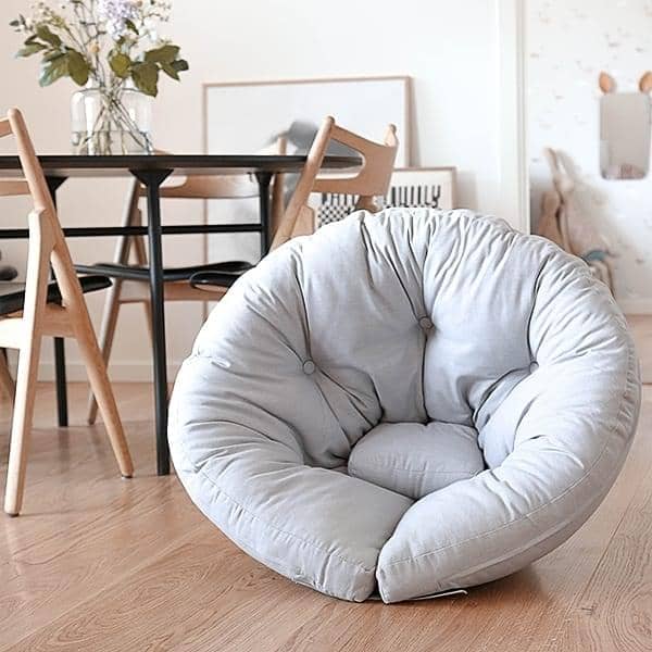 Little Nest A Cocoon Chair Which Is Also A Futon Nordic Design