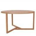 Grande table ronde - Collection SCANDIWOOD en chêne massif et placage chêne de haute qualité - une ambiance chaleureuse