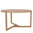 SCANDIWOOD mesa - hecho con madera maciza de roble agradable y chapa de madera, un ambiente cálido - eco, decoración y diseño
