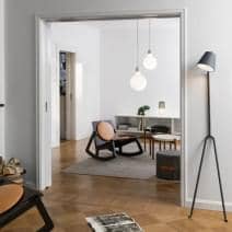 MANANA, Ein Strichmännchen zeichnen von einem Skizzen Bücher Marie-Louise Gustafsson nahm die Form einer Stehleuchte - DESIGN HOUSE STOCKHOLM