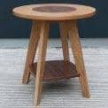 KENSAY Side Table - Oak και καρύδι - δημιουργήθηκε από τον Leonhard Pfeifer - διακόσμηση και ο σχεδιασμός