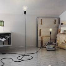 CORD LAMP Tisch lamp transformiert die elektrische Leitung in Fuß-Standard lamp - DESIGN HOUSE STOCKHOLM