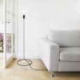 CORD LAMP table lamp transforms the electric wire into foot of standard lamp