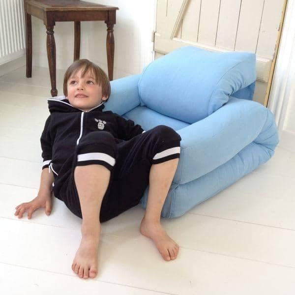 child's chair that turns into a bed