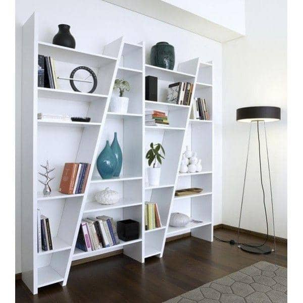 Delta 1 To 5 Columns Shelfs Reversible, Elements Reversible Bookcase