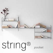 STRING POCKET sistema de estanter&iacute;a modular, la versi&oacute;n original, fabricado en Suecia. - Deco y el dise&ntilde;o