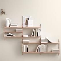 STRING POCKET מערכת מדפים מודולריים, הגרסה המקורית, המיוצר בשוודיה ...