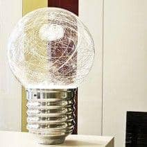 NEPTUNE una l&aacute;mpara de pie o una l&aacute;mpara de mesa, en aluminio pulido y vidrio soplado o PMMA - deco y dise&ntilde;o