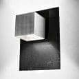 SQUARE, a wall sconce available in several finishes, for a decorative effect guarantees