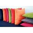 MILAN cushions (45 x 45 cm) or SWING cushions (60 x 60 cm) indoor or outdoor, an exceptional choice of fabrics and colors