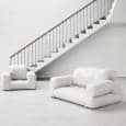 HIPPO, ein Sessel oder ein Sofa, das in ein komfortables Extra Futon-Bett in Sekunden schaltet - Deko und Design