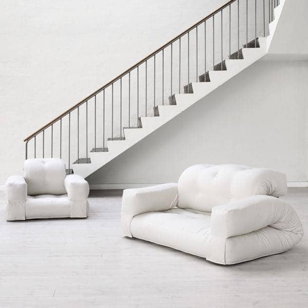 HIPPO, un sillón o un sofá, que se convierte en una cómoda cama supletoria futón en segundos - deco y diseño