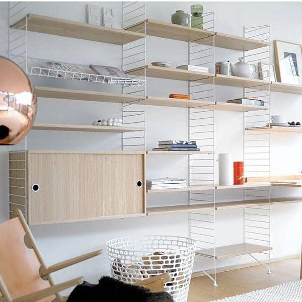 STRING SYSTEM, create your own modular storage system, from A to Z - Original version, designed and manufactured in Sweden