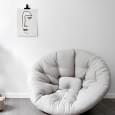 NIDO NEST, lounge Chair the day, Futon at night, the perfect size for teens