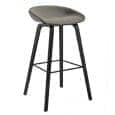 ABOUT A STOOL, stool bar by HAY - ref. AAS33 - Base de madeira, assento em tecido, assento estofado - HEE WELLING e HAY