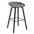ABOUT A STOOL, stool da bar di HAY - rif. AAS33 - Base in legno, seduta in tessuto, sedile imbottito - HEE WELLING e HAY