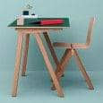Il COPENHAGUE scrivania CPH90, realizzato in legno massello and compensato, RONAN AND ERWAN BOUROULLEC, HAY - deco and progettazione