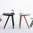 COPENHAGUE שולחן CPH90 עשוי מעץ מלא and לבוד, RONAN AND ERWAN BOUROULLEC HAY - דקו and