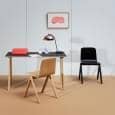 The COPENHAGUE desk CPH90, made in solid wood and plywood