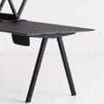 The COPENHAGUE CPH10 dining table, made in solid wood and plywood. HAY