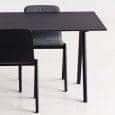 The COPENHAGUE CPH10 dining table, made in solid wood and plywood. HAY