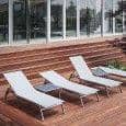 Sunlounger, ALCEDO, rustfrit stål og BATYLINE, indendørs og udendørs, lavet i Europa ved TODUS - designet af JIRI SPANIHEL