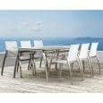 Dining table, ALCEDO FORNIX F2 by TODUS, timeless, robust, clean lines, with or without extension: perfect for use on the terrace or in your living room