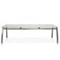 Spisebord, ALCEDO FORNIX F2 av TODUS, tidløse, robuste, rene linjer, med eller uten forlengelse: Perfekt til bruk på terrassen eller i stuen din
