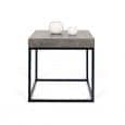 PETRA, table d'appoint ou table basse : le béton et l'acier, sans le béton - designer : INÊS MARTINHO