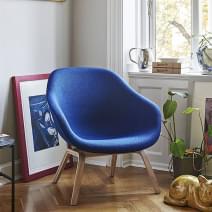 ABOUT UN LOUNGE CHAIR -. ref AAL83 - respaldo bajo, con los pies hechos de madera contrachapada, gran variedad de colores, coj&iacute;n