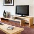 CLIFF, 120 + 120 modularity is always an asset. This TV stand will fit your space! - designed by JOHN JENKINS
