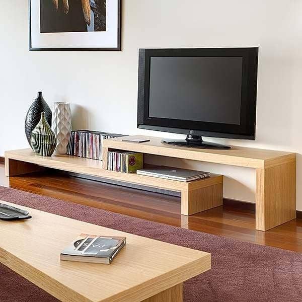 CLIFF, 120 + 120 modularidad es siempre una ventaja. Esta TV stand se ajuste a su espacio! - Diseñado por JOHN JENKINS