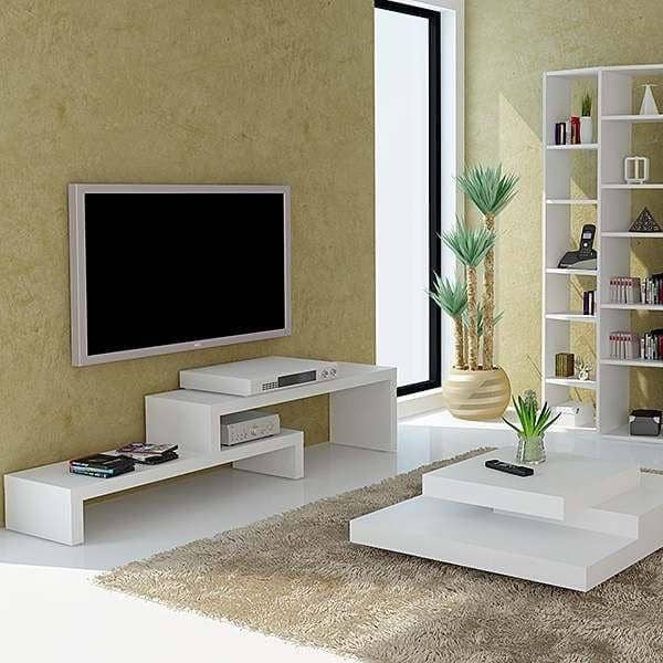 CLIFF, 120 + 120 la modularité est toujours un atout. Ce meuble TV saura s'adapter à votre espace ! - designer : JOHN JENKINS