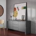 KOBE, Sideboard modern, mit einer beeindruckenden Speicherkapazität. auch in konkreten Aspekt - designed by TEMAHOME