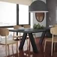 APEX spisebord, kompakt eller uttrekkbar 200/250 cm x 100 cm: betongaspekt