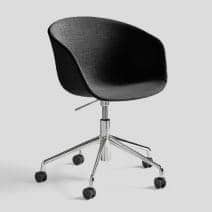 ABOUT &agrave; CHAIR - REF AAC52 -聚丙烯外壳，软垫座椅，通过Oeko-Tex的泡沫，铝腿带轮子，用气举系统，极致舒适- HEE WELLING ， HAY