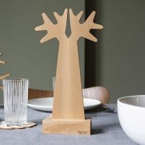 DU BOUT DES BRANCHES, juego de ensalada, haya maciza, eco-dise&ntilde;o