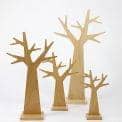L'ARBREÀ BOUCLE D'OREILLES，耳环树，榉木胶合板，生态设计