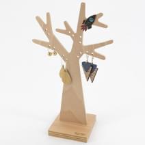 L'Arbre &agrave; BOUCLE D'OREILLES, &aacute;rbol pendiente, madera de haya, eco-dise&ntilde;o