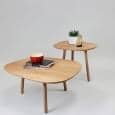 GRAND SALON 、大コーヒーテーブル、オーク無垢材、エコデザイン