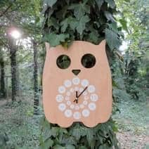 HIBOO, reloj educativa, madera de haya, eco-dise&ntilde;o