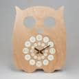 HIBOO, educational clock, beech plywood, eco-design