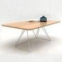 RUBY, mesa de café, madeira compensada de faia com vener carvalho, eco-design