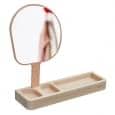 KAGAMI, standing mirror, solid beech and glass, eco-design