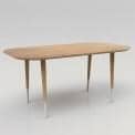 HEPBURN, dining table, solid oak, eco-design