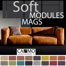 Sofa MAGS SOFT en cuir, les modules.